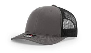 Richardson 112 Trucker Hat (Charcoal / Black)